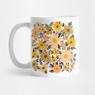 Earthy boho floral Mug